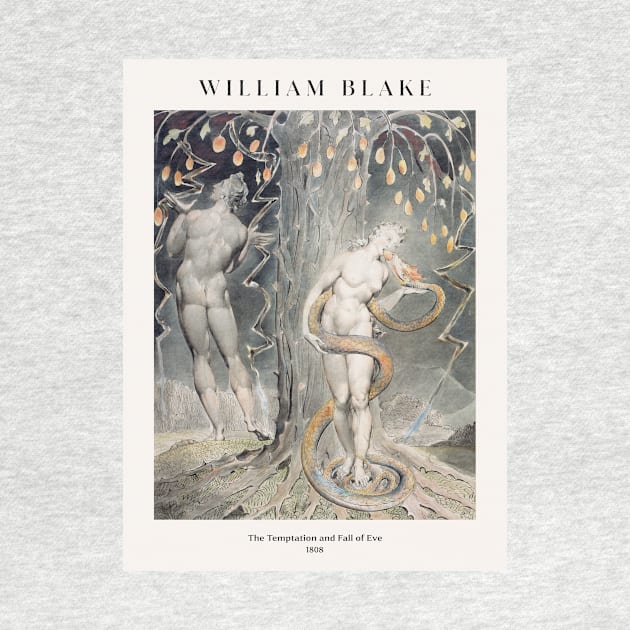 William Blake - The Temptation and Fall of Eve by MurellosArt